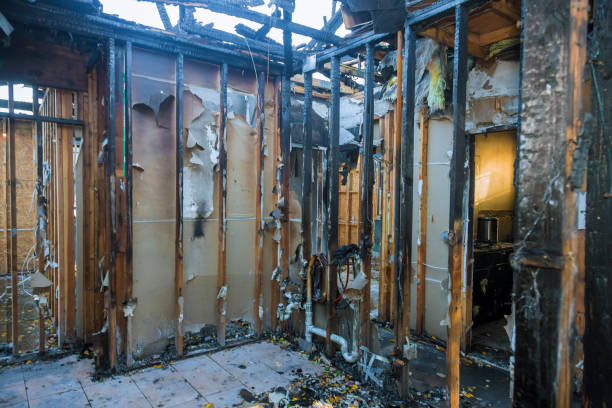 Professional Emergency Fire Cleanup technician working in Lincoln, AR